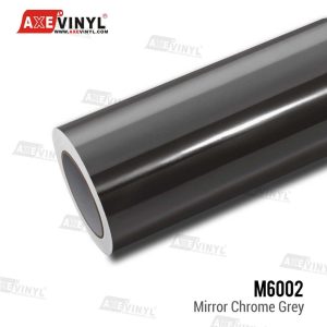 کاور بدنه خودرو خاکستری آینه‌ای کروم آکس وینیل M6002