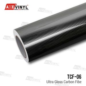 کاور بدنه ماشین فیبر کربن براق 6D آکس وینیل TCF-06