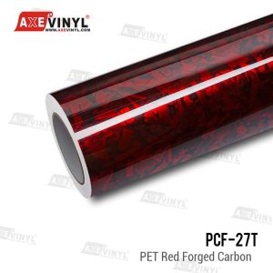 کاور بدنه خودرو کربنی قرمز فوق‌العاده براق آکس وینیل PCF-27T